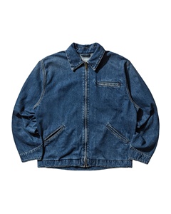 Veste en jean OEM de meilleure qualité pour hommes avec broderie de lettres Vêtements d'extérieur décontractés Fermeture à boutons en corne Hiver Automne 2025 - Product Image 1