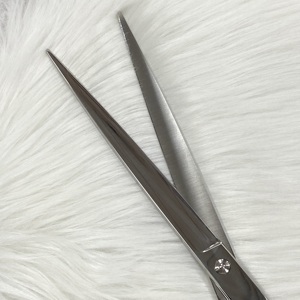 High Quality Luxury Professional Pet Grooming Tools Stainless Steel Offset Handle Right-handed Thinning <b>Scissors</b> ISO9001 - Product Image 4