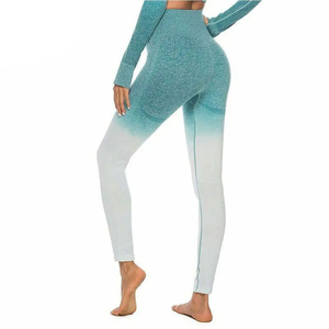 Top Quality Women <b>Leggings</b> <b>Cropped</b> Fitness Tights Lightweight Quick Dry Gym Activewear Custom Logo Wholesale Low MOQ Hot Selling - Product Image 2