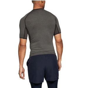 Personnalisable demi manches haut de gymnastique séchage rapide Compression Fitness maillot à manches courtes respirant grande taille maillot de cyclisme nom de l'équipe - Product Image 3