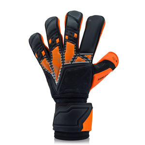 Gants de gardien de but de football professionnels en gros, respirants, antidérapants, à doigts complets, unisexes, en latex, avec fermeture auto-agrippante, personnalisables - Product Image 1