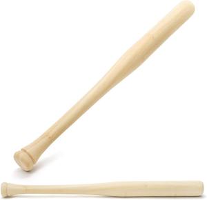 Set de Bate de Béisbol KATBROS INDUSTRIES, 28 Pulgadas, 2.5 Barriles, Madera Natural Ligera, 1 Pieza, Equipo de Entrenamiento para Principiantes, 3 Piezas, Ligero - Product Image 1