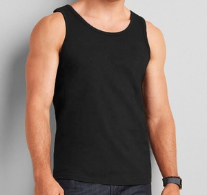 Débardeur avec impression de logo personnalisé Débardeurs grande taille durables Débardeur en coton de haute qualité anti-rétrécissement respirant pour hommes - Product Image 5