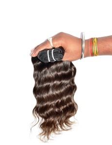 Ondulé fabrique 100% gros cuticule aligné tressage indien cuticule aligné non transformé pas cher Bundle Extensions de cheveux humains - Product Image 1