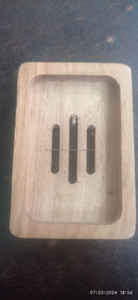 Estuche de madera para jabón de Acacia Estuche de jabón antiguo bueno para amar natural Estuche de madera de bambú para jabón de súper calidad - Product Image 2