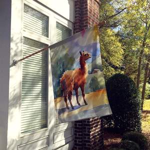 Poste de manga de porche Multicolor grande, cartel decorativo para patio, obra de arte, Bandera de Casa de Llama, colgante de pared hecho de poliéster, tamaño de casa - Product Image 2