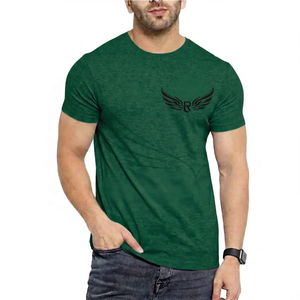 Camiseta de Manga Corta Gris para Hombre con Logotipo R Alado, Corte Regular, Cuello Redondo, Diseño Casual con Estampado Frontal en Algodón - Product Image 6