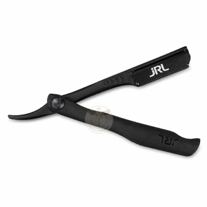 JRL - Maquinilla de Afeitar Magnética de Lujo en Blanco y Negro, de Acero Inoxidable, con Hoja Recta Manual, Logotipo Personalizado, 1 Año de Garantía, para Barberos Profesionales - Product Image 2