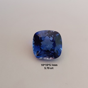 Zafiro Azul Corte Cojín 100% Hecho a Mano en Laboratorio, Pulido, Piedra Preciosa Suelta para Joyería Elegante y Moderna - Product Image 3