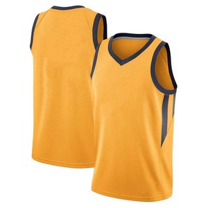 Best Quality Breathable Plus Size Sublimated Basketball Jersey Custom Color Team Name Unisex Adult New Design Printed V Neck - Product Image 3