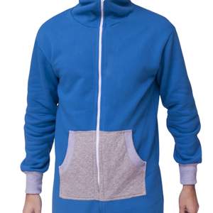 ชุดนอนจั๊มสูทผ้าฟลีซระบายอากาศแบบมีฮู้ดสำหรับครอบครัว ชุดนอนวันพีซคุณภาพสูงสำหรับผู้ชาย - Product Image 5