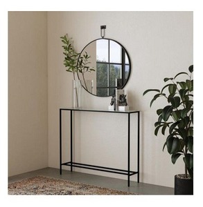 Metal <b>Console</b> <b>Table</b> Professional Furniture Reception Lobby Entryway Living Room Decorative Display Accent <b>Storage</b> <b>Table</b> - Product Image 4
