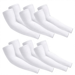 Manchons de cyclisme unisexes anti-UV en Spandex/Polyester, élastiques, séchage rapide, respirants, imprimés par transfert thermique, 120g, pour sports de plein air - Product Image 1