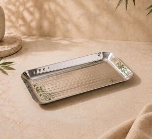 Luxury Polished Rectangle Stainless Steel <b>Serving</b> <b>Platter</b> for Hotels Restaurants Catering <b>Buffet</b> Banquet and Professional Food S - Product Image 4