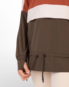Women Pullover Nylon Windbreaker <b>Jacket</b> Custom Stand Collar Vintage Sports Football <b>Track</b> <b>Jacket</b> Breathable - Product Image 4