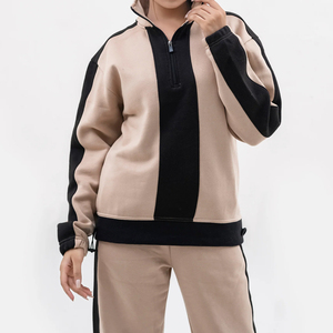 Conjuntos Deportivos de Invierno para Mujer al por Mayor, Diseño Moderno 2026, Corte Regular, Dos Piezas, 100% Algodón Felpa - Product Image 6