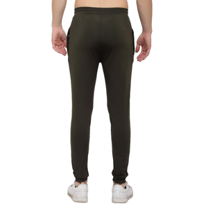 Pantalon de survêtement en coton et élasthanne pour homme, taille élastique avec cordon de serrage, poches latérales, coupe décontractée, idéal pour l'automne - Product Image 2