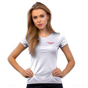 Camisetas de Mujer Personalizadas a la Moda, Tela Modal, Cuello Redondo, Estilo Veraniego, Corte Holgado, Deportivo, Casual - Product Image 3