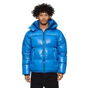 Chaqueta de Plumón de Manga Larga para Hombre, Cuello Alto, Impermeable, Ecológica, Transpirable, con Logotipo Personalizado, Servicio OEM - Product Image 2