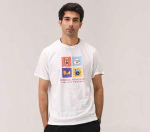 เสื้อยืดคอกลมแขนสั้นทรงปกติผ้าฝ้าย 100% คุณภาพสูง แห้งเร็ว สำหรับผู้ชาย รับผลิตตามแบบ แบรนด์ของคุณเอง เสื้อยืดโปรโมชั่นสำหรับทำงาน - Product Image 3