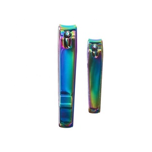 Coupe-ongles professionnels TWEEZEX en acier inoxydable courbé, avec logo personnalisé, haute qualité, ouverture large, pour usage manuel, coffret cadeau OEM - Product Image 1
