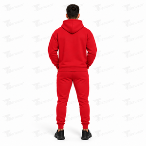 Wholesale Custom Logo <b>Men's</b> Oversized Plain Sweatsuit Hoodie and Sweatpants Set Plus Size Tracksuit <b>for</b> <b>men</b> - Product Image 4