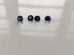 Tanzanita natural azul violeta de 7 mm, corte brillante redondo, piedra preciosa suelta de la mejor calidad para la fabricación de joyas. - Product Image 4