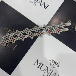 Bracelet à breloques en argent 925 avec moissanite VVS, chaîne fine à maillons, coupe marquise, plaqué or, style hip-hop, cadeau pour femmes, hommes, unisexe - Product Image 5