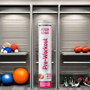 อาหารเสริมสุขภาพคุณภาพดีแบบขายส่ง เม็ดฟู่พร้อมคาเฟอีนและเบต้าอะลานีนสำหรับการออกกำลังกายแบบเข้มข้นสูง - Product Image 1