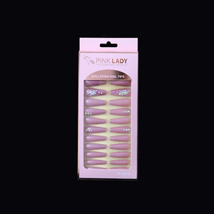 <span class=keywords><strong>Uñas</strong></span> Postizas <span class=keywords><strong>Acrílicas</strong></span> de Presión a <span class=keywords><strong>Precio</strong></span> de Mayoreo, <span class=keywords><strong>Uñas</strong></span> Artificiales Estilo Ataúd con Efecto Mármol, <span class=keywords><strong>Uñas</strong></span> Artificiales Artísticas Estilo Francés - Product Image 4