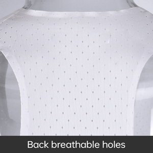 เสื้อกล้ามผู้ชายผ้าฝ้ายถักบางเบาสำหรับฤดูร้อน คอกลม ระบายอากาศ แห้งเร็ว สีพื้น สำหรับเล่นกีฬาและออกกำลังกาย - Product Image 3