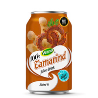 Premium Wana OEM Natuurlijke Sapodilla Puree Sapjes, gekleurde en gearomatiseerde dranken, 330ml blik, goede prijs, Vietnamese exporteur