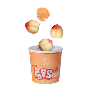 2026 Mystical Ice Cream Mix Pops Saveur Pêche 315ml Dessert Glacé Prêt à Congeler Sucré Crémeux Glaces aux Fruits en Gros - Product Image 1