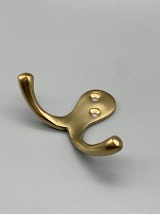 Decorative brass wall coat <b>hook</b> crafted for organized living spaces with reliable hanging support for everyday belongings - Product Image 6