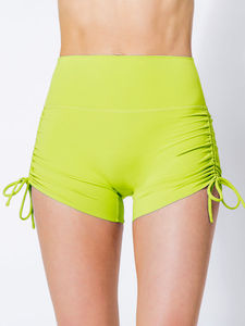 Shorts Deportivos de Alta Calidad para Mujer, Ropa de Yoga, Shorts para Ciclismo con Cordones Laterales, Shorts de Yoga con Efecto Push-Up - Product Image 1