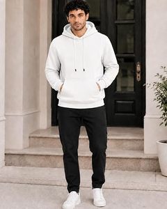 Sudadera con Capucha Extra Grande para Hombre, Personalizada con Logotipo, de Alta Calidad, 300 GSM, de Algodón Grueso, Resistente al Viento y al Agua, para Invierno - Product Image 5
