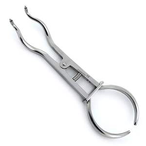 Forceps de Dam Brewer en caoutchouc de haute qualité 17,5 cm |   Pince à caoutchouc dentaire en acier inoxydable |   Instruments chirurgicaux dentaires - Product Image 3