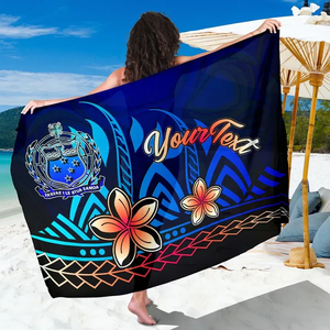 Premium Custom Polynesian Sarong Hawaiian Pareo Beach Wrap Lightweight Tropical Resort Wear OEM ODM Supplier - Product Image 3