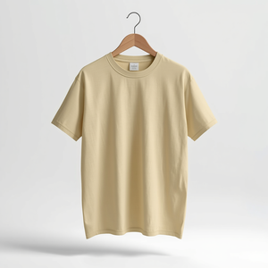 T-shirt uni de haute qualité 100% coton, manches courtes, col rond, avec personnalisation OEM ODM - Product Image 2