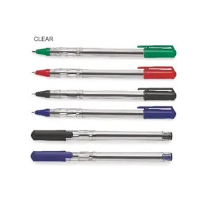 Gute Marke Kugelschreiber individuelles Schreiben mit feinem Griff von rot blau schwarz grün Farbe mit Größenbereichen 0,7 bis 1,0 mm
