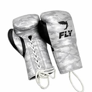 Guantes de Boxeo Fly en Oferta, Cuero Vacuno Genuino, Ligeros, con Cordones y Correa, para Entrenamiento y Sparring, Equipo de Artes Marciales Mixtas (MMA) - Product Image 3