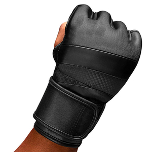 Guantes de Grappling MMA de Cuero Auténtico a Precio de Mayoreo, Personalizados con Logotipo, Guantes de Medio Dedo para Muay Thai - Product Image 2
