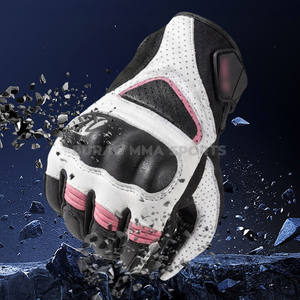 Gants de moto en cuir personnalisés avec fibre de carbone, imperméables pour l'hiver, unisexes - Product Image 5