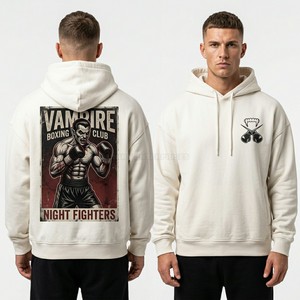 เสื้อฮู้ดดี้ผู้ชายลายกราฟิก Vampire Archives สีเขียวมะกอก สไตล์สตรีทแวร์ ผ้าฟลีซ มีฮู้ด จากซัพพลายเออร์ - Product Image 2