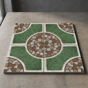 Carreaux de sol anti-dérapants 40x40CM pour parking robuste pour le marché somalien Carreaux de parking extérieurs en céramique d'usine chinoise en gros - Product Image 6