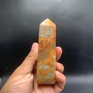 Torre de Jaspe Maligano Natural de Indonesia de 9 cm – Punta de Cristal Multicolor Pulida a Mano para Decoración, Colección y Meditación - Product Image 6