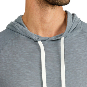 2026 New Arrival Custom OEM logo 100% Cotton Jersey Unisex QUICK DRY Fit Sports Wear Outdoor Performance <b>Lightweight</b> <b>Hoodie</b> - Product Image 3