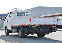 Nouvelles mini-citernes 4x2, camions légers de transport de marchandises à double cabine avec bords rabattables