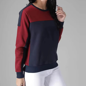 Nuevo Diseño OEM, Sudadera de Punto Bordada para Mujer, Talla Grande, Estilo Holgado, Cuello Redondo, para Invierno, en Venta - Product Image 5