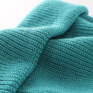 Turquoise Knitted <b>Beanie</b> <b>Hat</b> Unisex Adult Solid Color Casual Winter Cap 56-58CM Acrylic Slouchy Style - Product Image 6